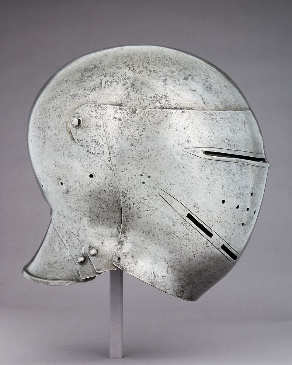 Visored Sallet, Steel, German