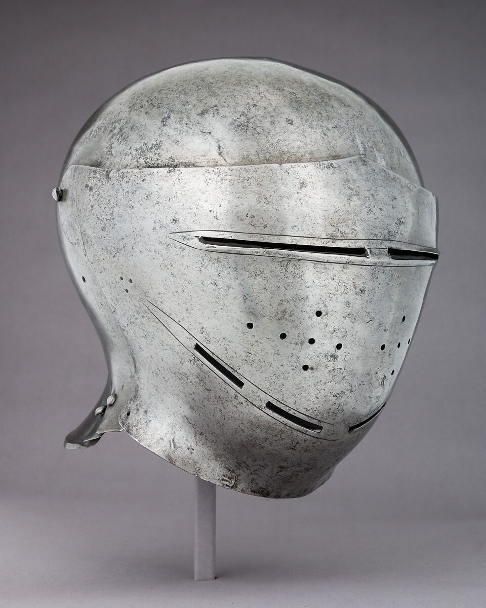 Visored Sallet, Steel, German 