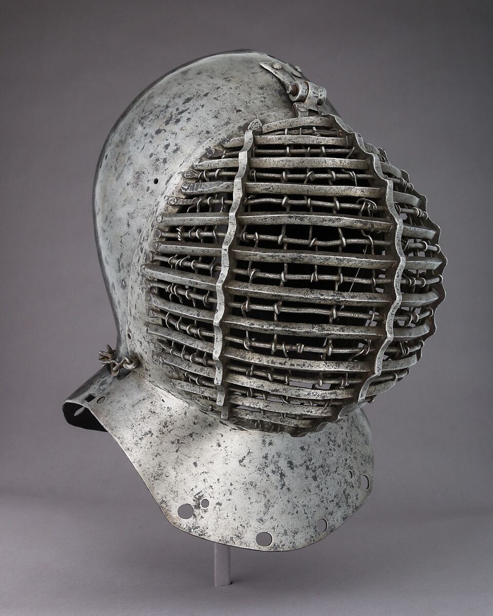 Tournament Helm (Kolbenturnierhelm), Steel, German 