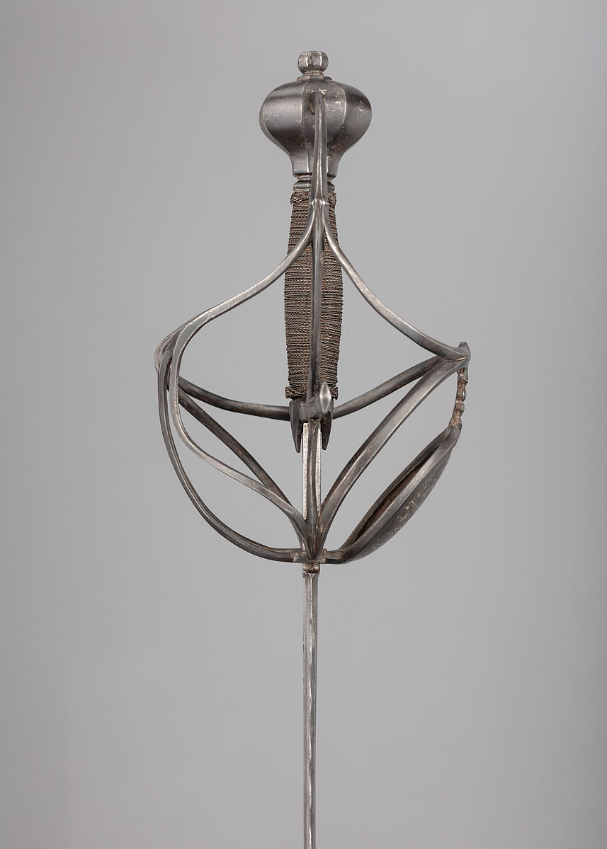 Rapier, Steel, copper alloy, Italian