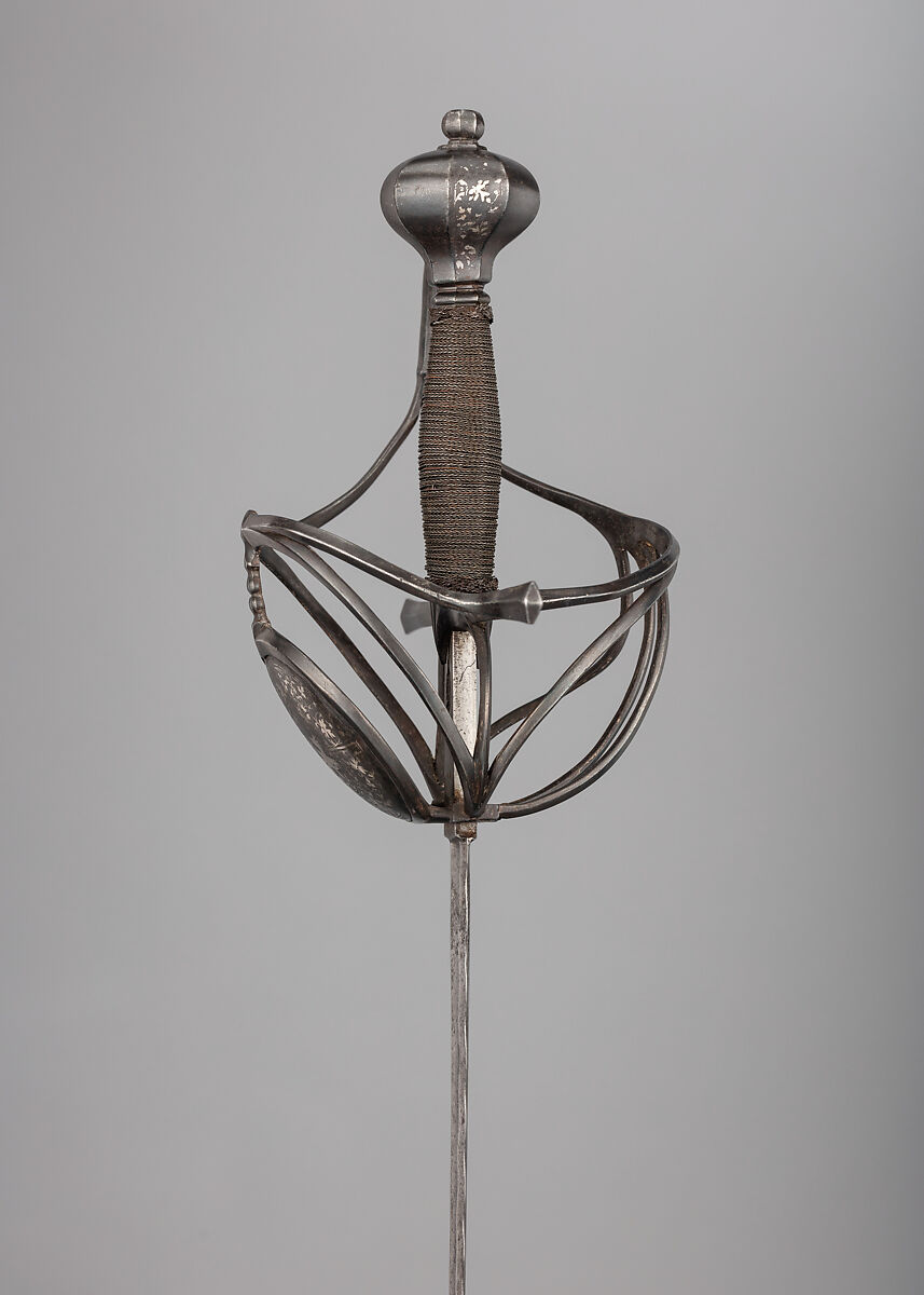 Rapier, Steel, copper alloy, Italian