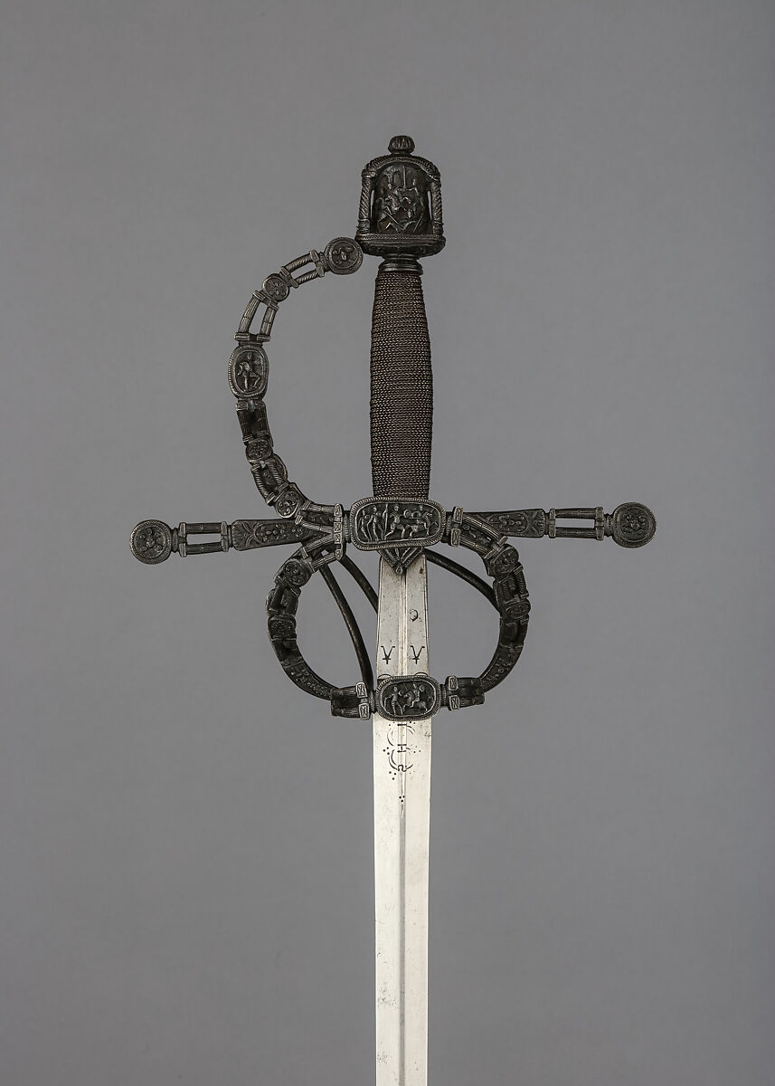 Rapier, Steel, wood, German, Saxony 