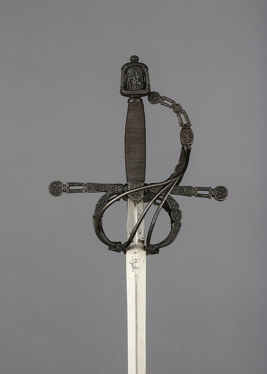 Rapier, Steel, wood, German, Saxony