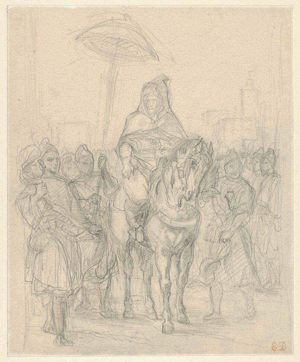 Study for "The Sultan of Morocco and His Entourage"