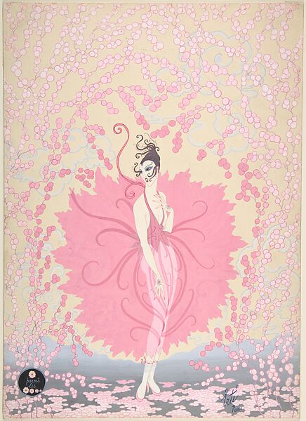 "Fleur Parmis les Fleurs": Cover Design for "Harper's Bazaar", Erté (Romain de Tirtoff) (French (born Russia), St. Petersburg 1892–1990 Paris) 
