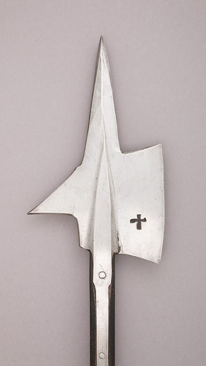 Halberd, Steel, wood (oak), iron, Swiss