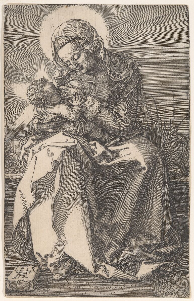 The Virgin Nursing the Christ Child, Albrecht Dürer (German, Nuremberg 1471–1528 Nuremberg), Engraving