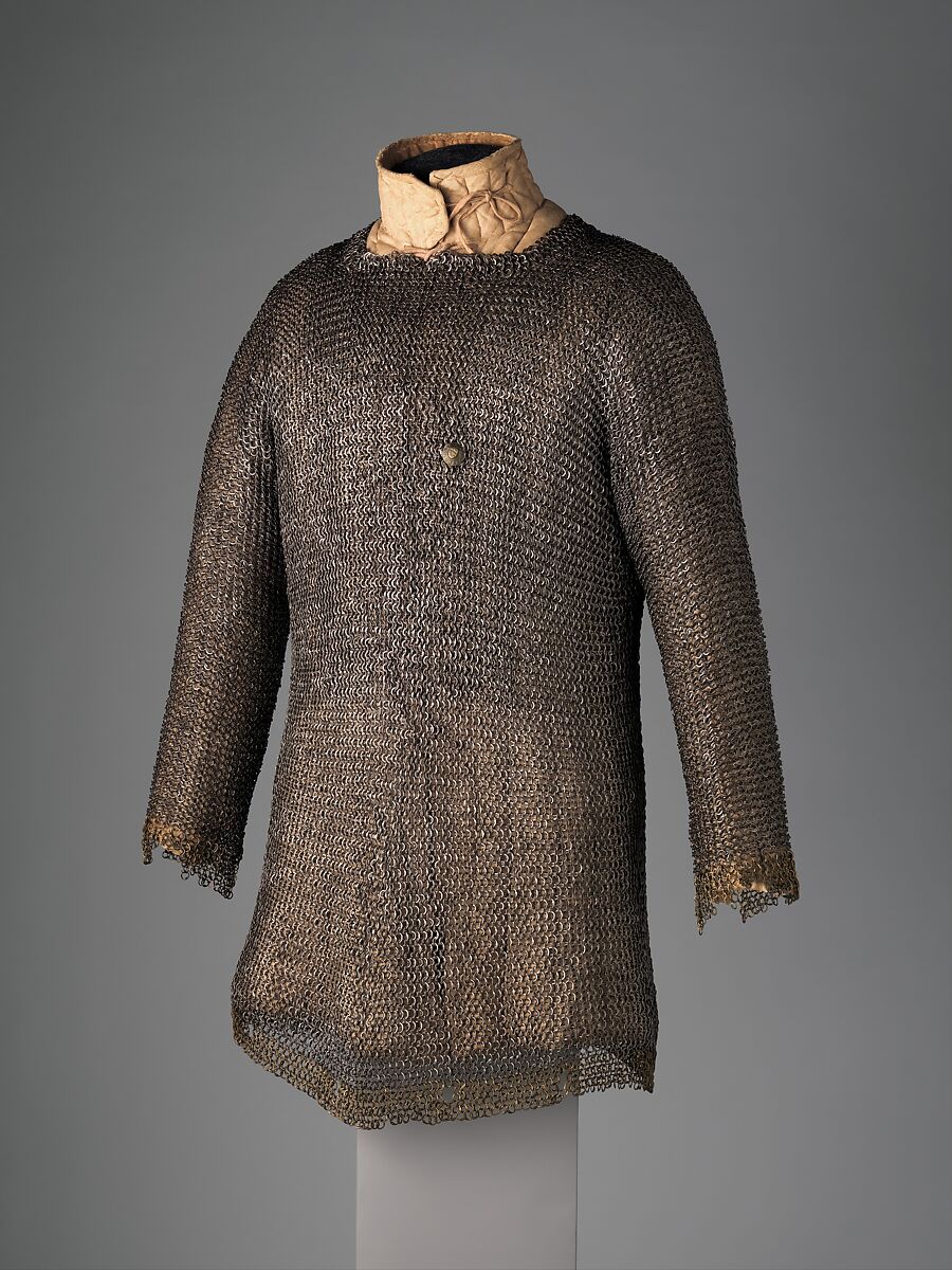 Shirt of Mail, Steel, copper alloy (latten), iron, brass, German, Nuremberg 