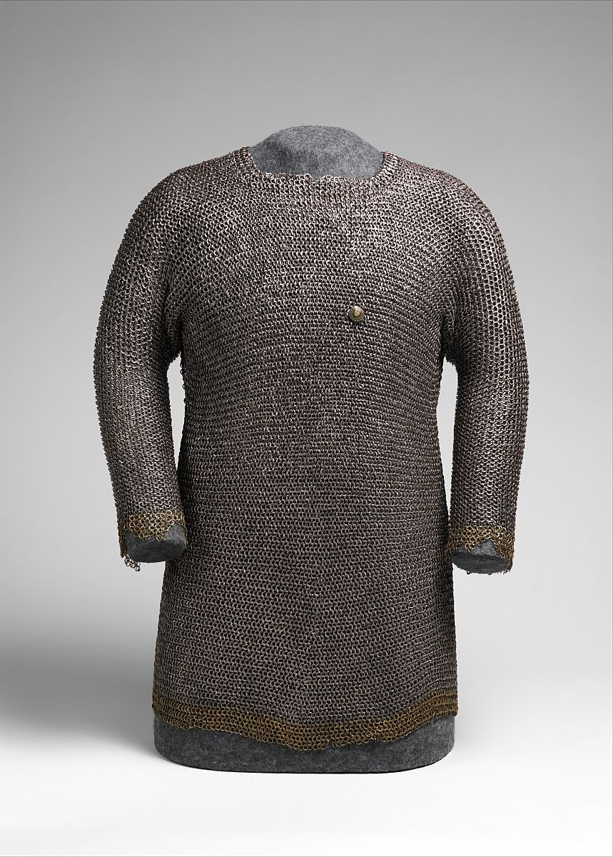 Shirt of Mail, Steel, copper alloy (latten), iron, brass, German, Nuremberg