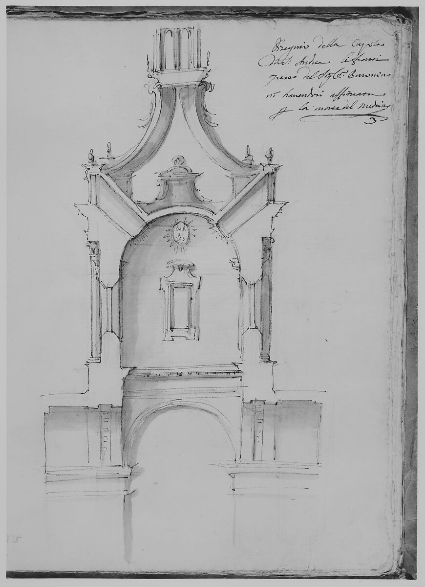 Album of Drawings, Filippo Juvarra (Italian, Messina 1678–1736 Madrid), 1)     Pen and brown ink, brush and gray wash.
2)     Pen and brown ink, over black chalk.
3)
4)     Black chalk.
5)     Pen and brown ink, over black chalk.
6)     Pen and brown ink, over black chalk.
7)     Pen and brown ink, black chalk transfer.
8)     Pen and brown ink, brush and gray wash, over black chalk.
9)     Black chalk.
10)   Black chalk.
11)   Black chalk, with pen and brown ink inscription and sketches.
12)
13)   Pen and brown ink, over traces of black chalk.
14)   Pen and brown ink.
15)   Pen and brown ink, over black chalk.
16)   Black chalk.
17)   Pen and brown ink, over black chalk.
18)   
19)   Black chalk.
20)   Black chalk.
21)   Black chalk, with some strengthening in pen and brown ink.
22)  
23)   Black chalk. 
24)   Black chalk.
25)   Black chalk.
26)   Black chalk.
27)   Black chalk.
28)   Black chalk.
29)   Black chalk.
30)   Black chalk.
31)   Black chalk.
32)   Black chalk.
33)   Black chalk.
34)   Black chalk.
35)   Black chalk.
36)   Black chalk.
37)   Black chalk.
38)   Black chalk.
39)   Black chalk.
40) 
41)
42)
43)
44)
45)
46)
47)
48)
49)
50)
51)    Black chalk, pen and brown ink.
52) 
53)    Black chalk, pen and brown ink.
54)
55)    Pen and brown ink, brush and wash, over black chalk.
56)
57)    Pen and brown ink, brush and wash, over black chalk.
58)    Pen and brown ink.
59)    Pen and brown ink, over black chalk.
60)    Pen and brown ink, over black chalk.
61)    Brush and gray wash, over black chalk on lightweight paper.
62)    
63)    Black chalk.
64)    
65)    Black chalk.
66)    Pen and brown ink, over black chalk.
67)    Pen and brown ink, brush and gray wash, over black chalk.
68)    Pen and brown ink, brush and two tones of gray wash, over black chalk.
69)    Pen and brown ink, brush and two tones of brown wash, over black chalk.
70)    Pen and brown ink.
71)    Black chalk.
72)
73)    Pen and brown ink, over black chalk.
74)    
75)    Pen and brown ink, brush and gray wash, over black chalk.
76)    Black chalk, pen and brown ink.
77)    Pen and brown ink, brush and gray wash, over black chalk.
78)    Pen and brown ink.
79)    Pen and brown ink, over black chalk.
80)    
81)    Pen and brown ink, over black chalk.
82)    
83)    Pen and brown ink, over black chalk.
84)
85)    Pen and brown ink, over black chalk.
86)
87)    Pen and brown ink, over black chalk.
88)
89)    Black chalk.
90)  
91)
92)    Black chalk.
93)    Pen and brown ink, over black chalk.
94)    Pen and brown ink, over black chalk.
95)    Pen and brown ink, over black chalk.
96)    
97)    Pen and brown ink, over black chalk.
98)    Pen and brown ink, over black chalk.
99)    Pen and brown ink, over black chalk.
100)
101)  Pen and brown ink, over black chalk.
102)  
103)  Black chalk.
104)  Pen and brown ink, over black chalk.
105)  Pen and brown ink, over black chalk.
106)  Pen and brown ink, over black chalk.
107)  Pen and brown ink, over black chalk.
108)
109)  Pen and brown ink, over black chalk.
110)  Pen and brown ink, over black chalk.
111)  Pen and brown ink, over black chalk.
112)  
113)  Pen and brown ink, over black chalk.
114)
115)  Black chalk.
116)  Pen and brown ink.
117)  Pen and brown ink, over black chalk.
118)  Pen and brown ink.
119)  Pen and brown ink, over black chalk.
120)  Pen and brown ink.
121)  Pen and brown ink.
122)  Pen and brown ink, over black chalk.
123)  Pen and brown ink, over black chalk.
124)  
125)  Pen and brown ink, brush and brown wash, over black chalk.
126)  Pen and brown ink.
127)  Pen and brown ink, over black chalk.
128)  1) Pen and brown ink.
         2) Black chalk.
129)  Pen and brown ink, over black chalk.
130)  
131)  Black chalk.
132)  
133)  Black chalk.
134)  Pen and brown ink, over black chalk.
135)  Pen and brown ink, over black chalk.
136)  Pen and brown ink, over black chalk.
137)  Pen and brown ink, brush and brown wash, over black chalk.
138)
139)  Pen and brown ink, over black chalk.
140)  
141)  
142)
143)  Pen and brown ink, over black chalk.
144)  
145)  Pen and brown ink, over black chalk.
146)  Black chalk.
147)  Pen and brown ink, brush and brown wash, over black chalk.
148)
149)  Pen and brown ink, over black chalk.
150)
151)  Pen and brown ink, over black chalk.
152)  
153)  Pen and brown ink, brush and brown wash, over black chalk.
154)  
155)  Pen and brown ink, over black chalk.
156)  Black chalk.
157)  Pen and brown ink, over black chalk.
158)  
159)  Pen and brown ink, brush and brown wash, over black chalk. 
160)  Black chalk.
161)  Black chalk.
162)
163)  Pen and brown ink.
164)  Pen and brown ink, over black chalk.
165)  Pen and brown ink, brush and brown wash, over black chalk.
166)  Pen and brown ink, over black chalk.
167)  Pen and brown ink, over black chalk.
168)
169)  Pen and brown ink, over black chalk.
170)  1)  Pen and brown ink.
         2)  Pen and brown ink.
         3)  Black chalk.
171)  Pen and brown ink.
172)  1)  Pen and brown ink.
         2)  Pen and brown ink, brush and brown wash.
173)  Pen and brown ink, over black chalk.
174)  Pen and brown ink, over black chalk.
175)  Pen and brown ink, brush and brown wash, over black chalk.
176)  
177)  Pen and brown ink, over black chalk.
178)
179)  Pen and brown ink, over black chalk.
180)
181)  Pen and brown ink, over black chalk.
182)  Black chalk.
183)  Pen and brown ink, over black chalk.
184)
185)  Pen and brown ink, over black chalk.
186)  
187)  Pen and brown ink, over black chalk.
188)
189)  Pen and brown ink, over black chalk.
190)  Black chalk.
191)  Black chalk.
192)  Pen and brown ink, over black chalk.
193)  
194)  Pen and brown ink, over black chalk.
195)  Black chalk, with a small remaining portion of a sketch in pen and brown ink.
196)  Pen and brown ink, over black chalk.
197)  Pen and brown ink, over black chalk.
198)  Black chalk.
199)  Pen and brown ink, over black chalk.
200)  
201)  Black chalk.
202)
203)  Pen and brown ink, brush and brown wash, over black chalk.
204)  
205)  Pen and brown ink, brush and brown wash, over black chalk.
206)  
207)  Pen and brown ink, over black chalk.
208)
209)  Pen and brown ink, brush and brown wash, over black chalk.
210)  
211)  Pen and brown ink, over black chalk.
212)
213)  Pen and brown ink, brush and brown wash, over black chalk.
214)  
215)  
216)  Black chalk, brush and brown wash.
217)  Pen and brown ink, brush and brown wash, over black chalk.
218)  Brush and gray wash, over black chalk.
219)  Pen and brown ink, brush and brown wash, over black chalk.
220)  Black chalk.
221)  Pen and brown ink, brush and brown wash, over black chalk.
222)  Pen and brown ink.
223)  Pen and brown ink, over black chalk.
224)  Pen and brown ink, over black chalk.
225)  Pen and brown ink, brush and brown wash, over black chalk.
226)  Black chalk.
227)  Pen and brown ink, over black chalk.
228)  Pen and brown ink, over black chalk.
229)  Pen and brown ink.
230)  Pen and brown ink, over black chalk.
231)  Pen and brown ink, over black chalk.
232)  
233)  Black chalk.
234)  Pen and brown ink.
235)  Pen and brown ink, over black chalk.
236)  
237)  Black chalk.
238)  Pen and brown ink, over black chalk.
239)  Pen and brown ink, over black chalk.
240)  Black chalk, brush and gray wash.
241)  Black chalk, brush and gray wash.
242)  Black chalk, brush and gray wash.
243)  Pen and brown ink, over black chalk.
244)  
245)  Pen and brown ink, brush and brown wash, over black chalk.
246)  Pen and brown ink, over black chalk.
247)  Pen and brown ink, over black chalk.
248)  Pen and brown ink, over black chalk.
249)  Pen and brown ink, brush and brown wash, over black chalk.
250)