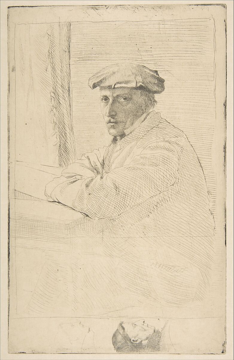 The Engraver Joseph Tourny, Edgar Degas (French, Paris 1834–1917 Paris), Etching; sixth printing on Japanese vellum 