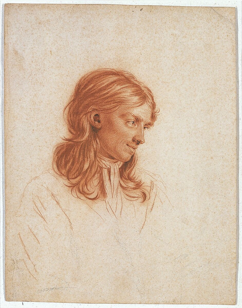 Carter, the Colorman, Charles Beale (British, London 1660–1714 London), Red chalk heightened with touches of black chalk and graphite
