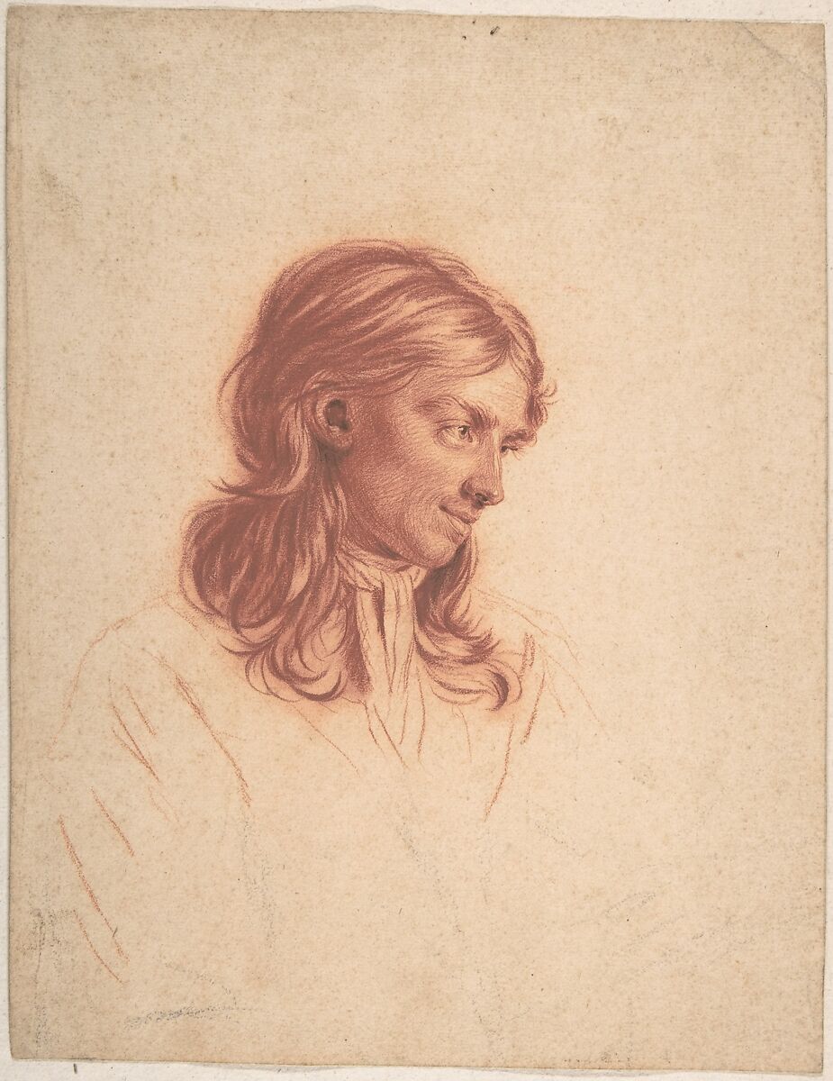 Carter, the Colorman, Charles Beale (British, London 1660–1714 London), Red chalk heightened with touches of black chalk and graphite 