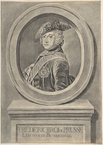 Portrait of Frederick II of Prussia, after Antoine Pesne
