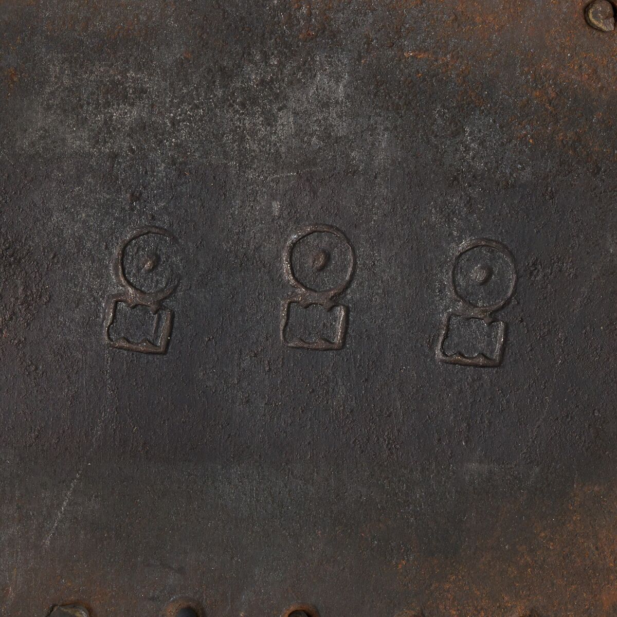 Brigandine Plate, Iron alloy, copper alloy, Italian