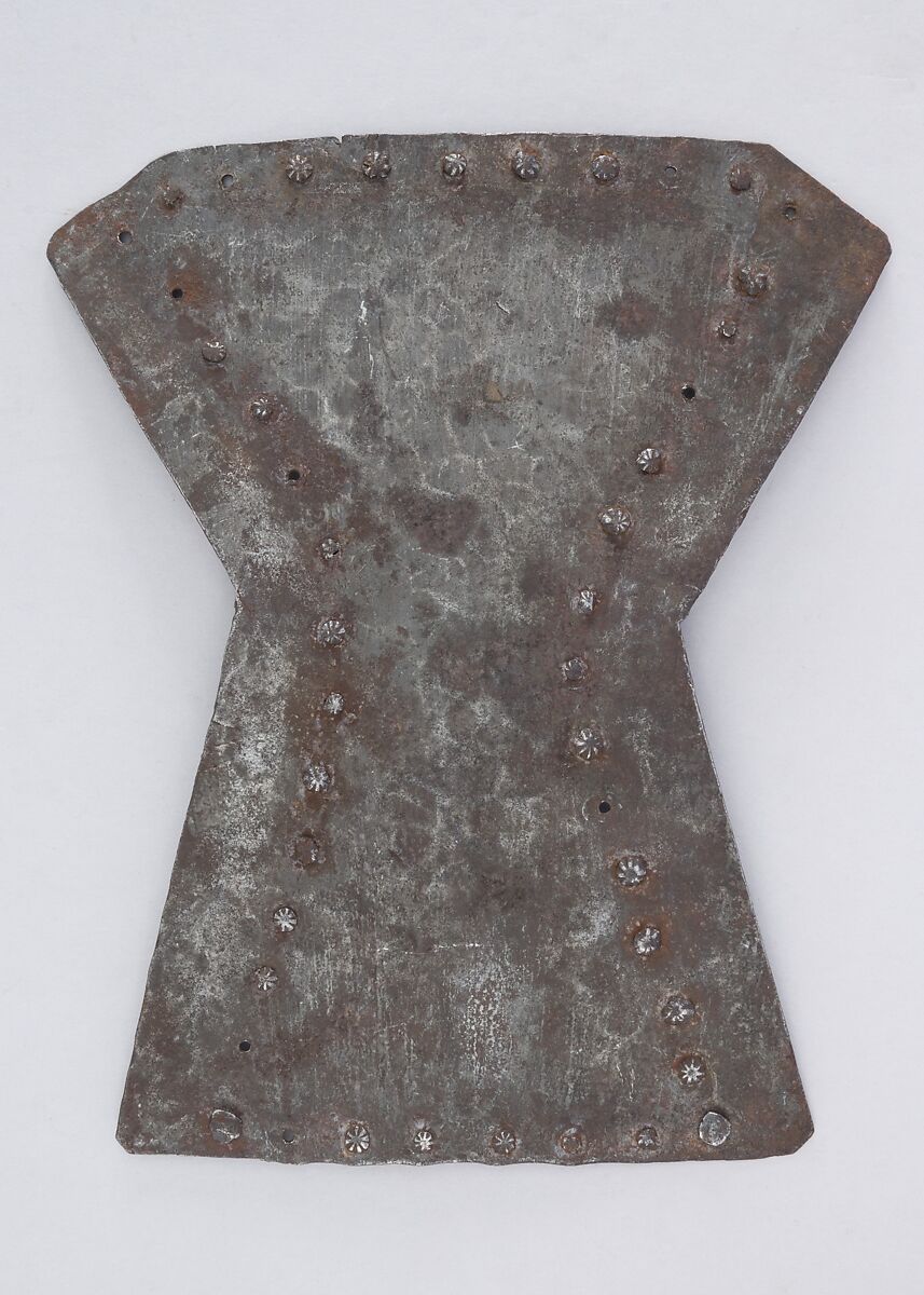 Brigandine Plate, Metal, tinning, Italian 