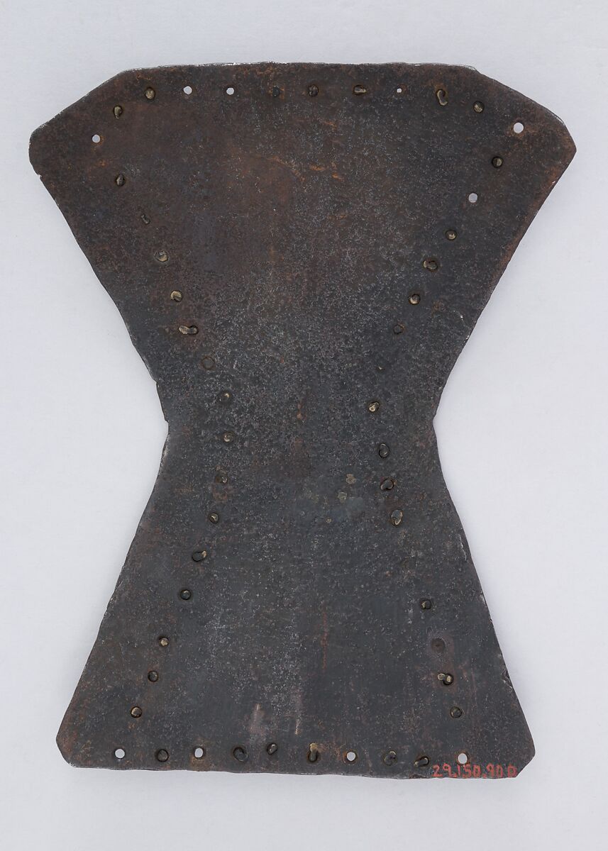 Brigandine Plate, Copper alloy, brass, Italian