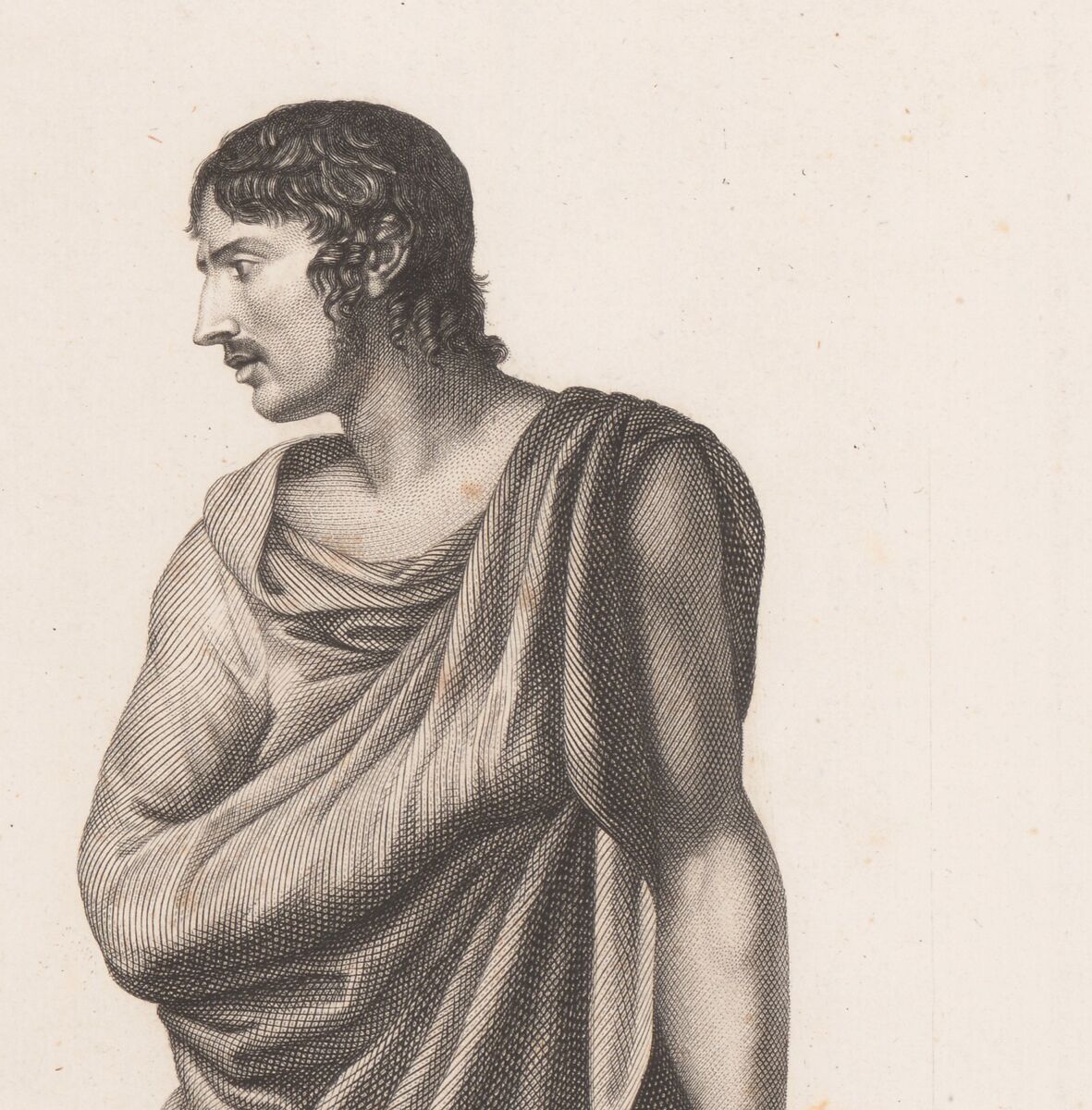 Anatomie du gladiateur combattant applicable aux beaux arts, ou Traité des os, des muscles, du mécanisme de mouvemens, de proportions et des caractères du corps humain (Anatomy of the Fighting Gladiator), Paris (Salvage), 1812, Written and illustrated and published by Jean-Galbert Salvage (French, 1770–1813), Folio volume (74 pp.) illustrated with 22 engravings printed in black and red ink; bound in red boards; red leather spine with gold-stamped ornament