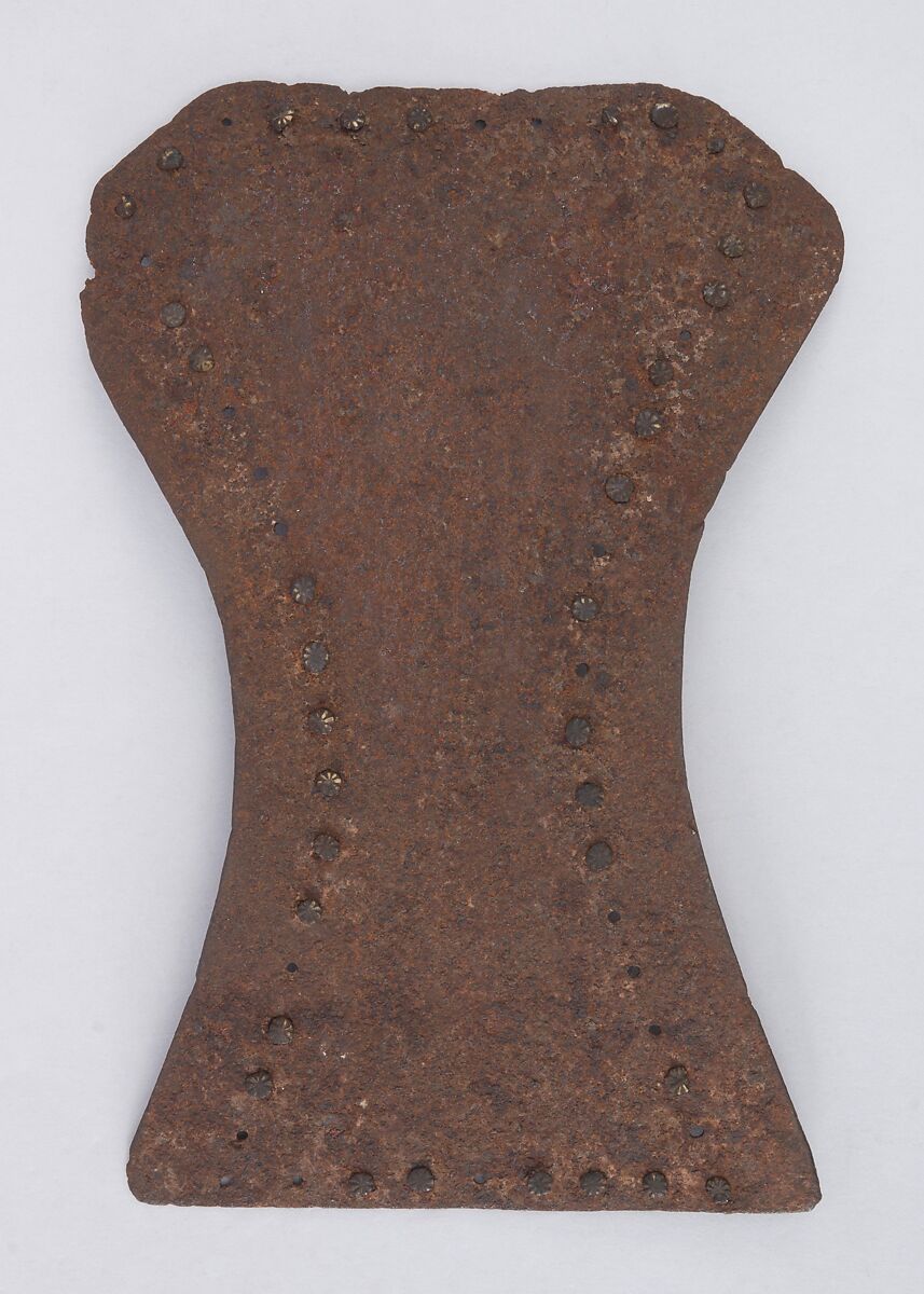 Brigandine Plate, Iron alloy, copper alloy, Italian 