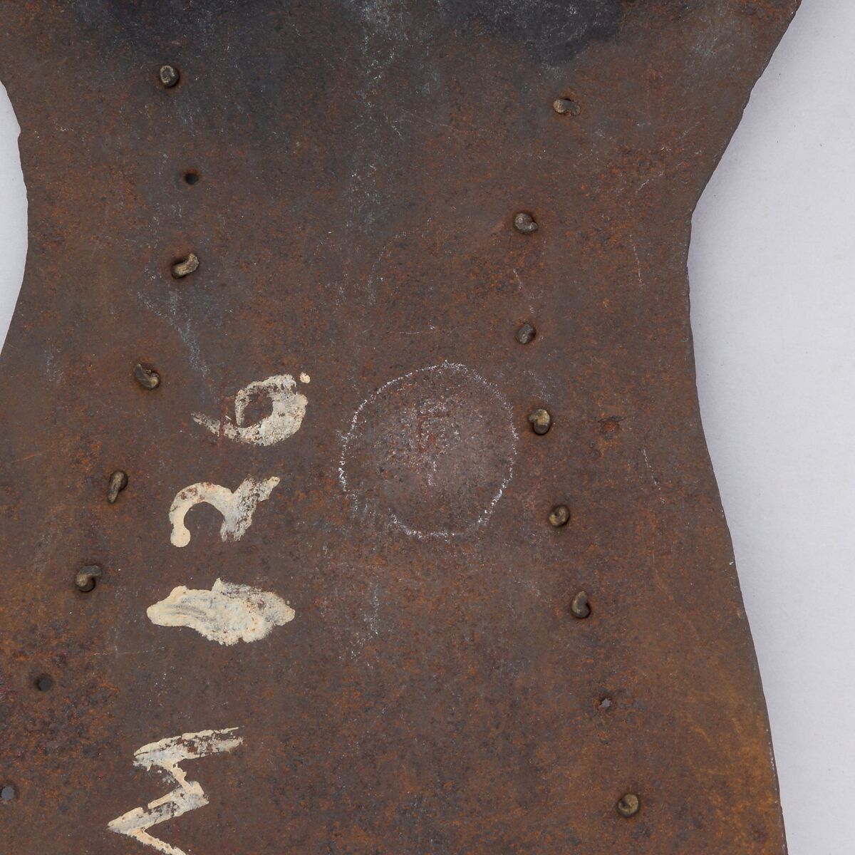 Brigandine Plate, Iron alloy, copper alloy, Italian