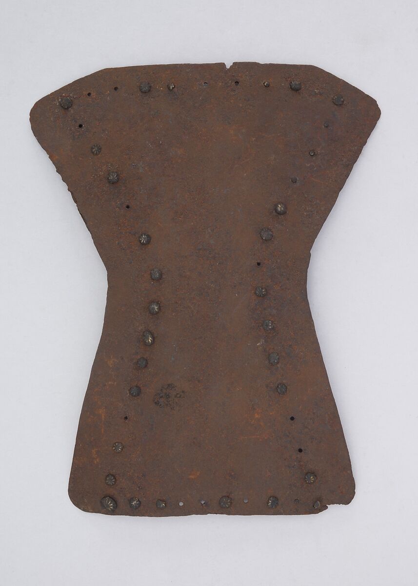 Brigandine Plate, Iron alloy, copper alloy, Italian 