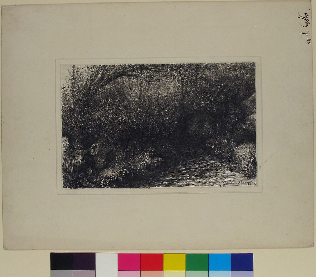 The Duck Hunt, Rodolphe Bresdin (French, Montrelais 1822–1885 Sèvres), Pen and black ink