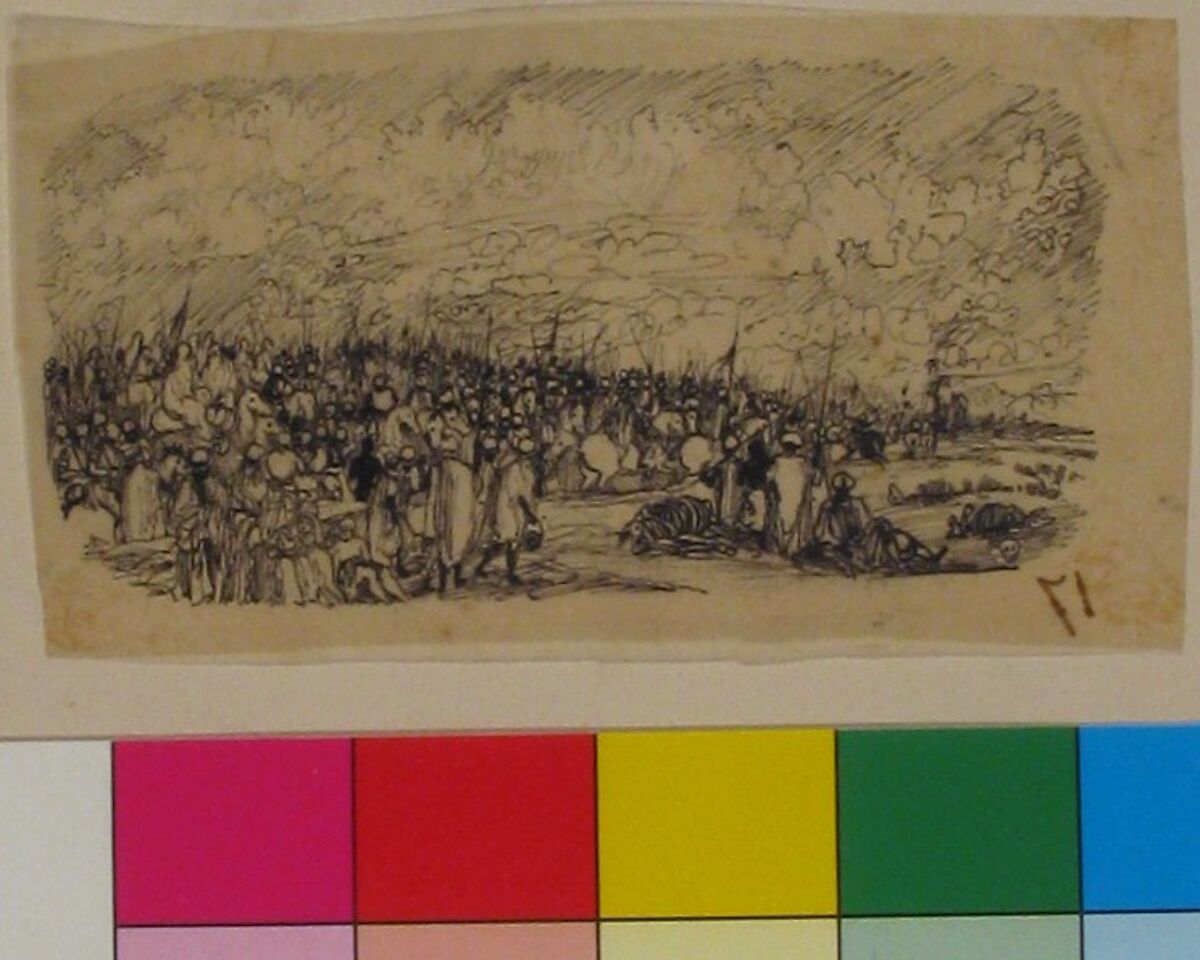 After the Battle, Rodolphe Bresdin (French, Montrelais 1822–1885 Sèvres), Pen and black ink