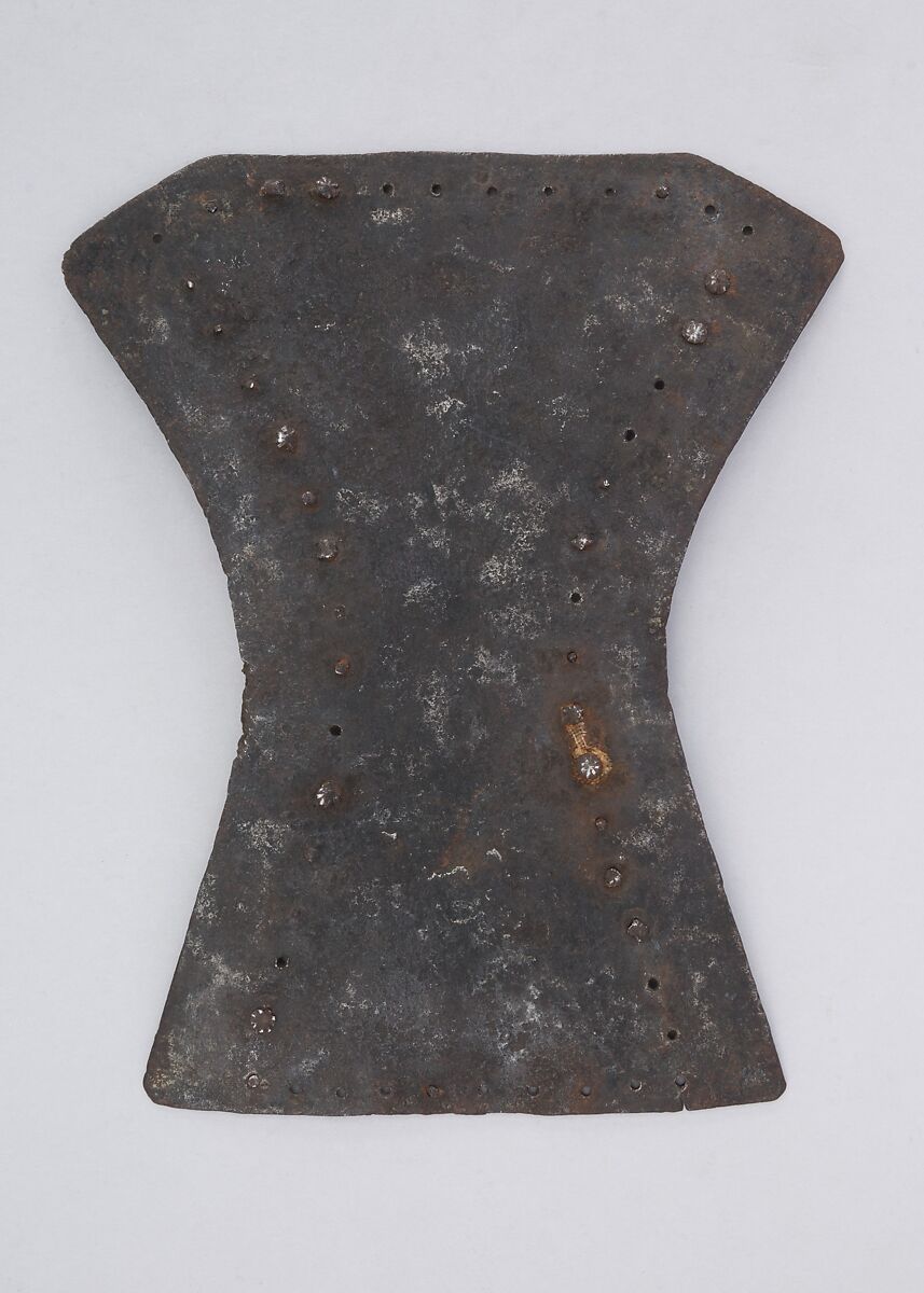 Brigandine Plate, Metal, textile (bast fiber), Italian 