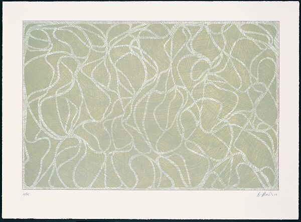 Red Line Muses, Brice Marden (American, born Bronxville, New York, 1938–2023 Tivoli, New York), Etching and lithograph 