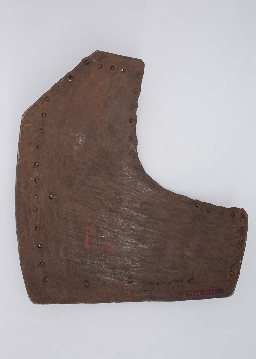 Brigandine Plate, Iron alloy, Italian