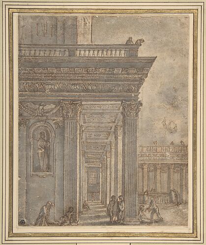 A Temple in a Courtyard (Pool of Bethesda)