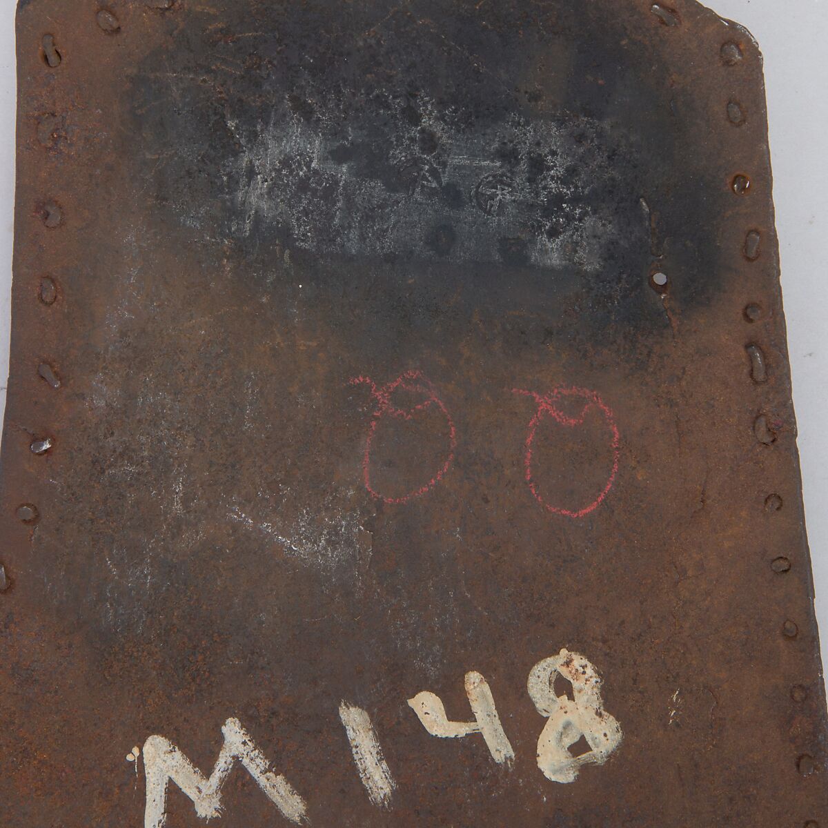 Brigandine Plate, Iron alloy, copper alloy, textile (bast fiber), Italian