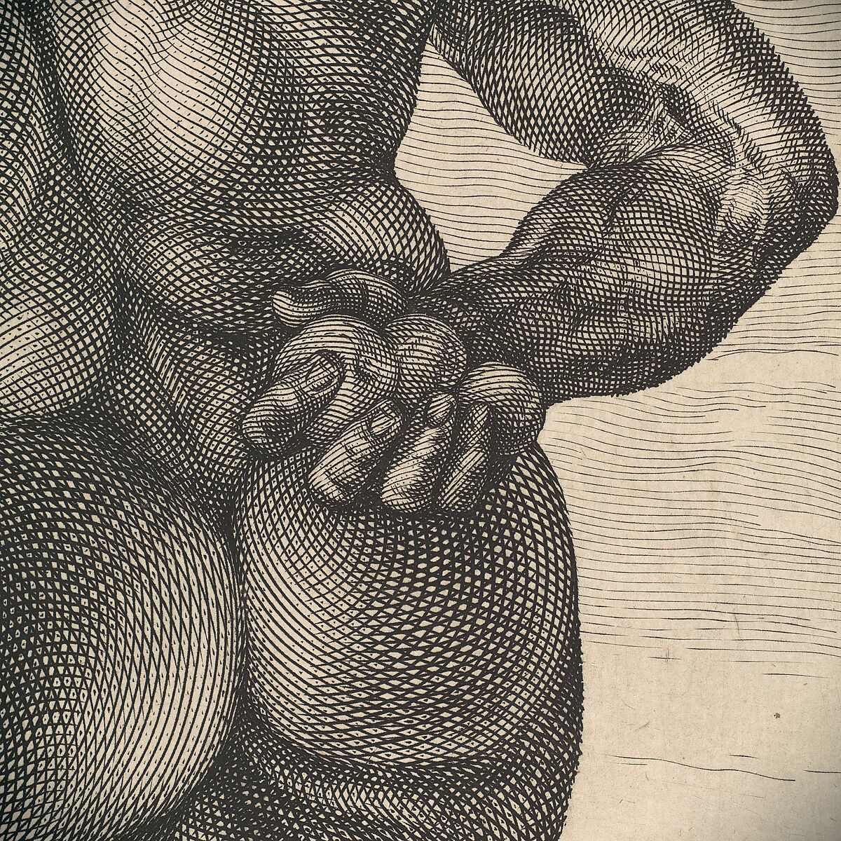 Farnese Hercules, Hendrick Goltzius (Netherlandish, Mühlbracht 1558–1617 Haarlem), Engraving