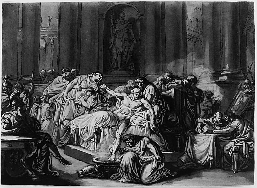 Jean Gullaume Moitte 1771 版画 アンティーク Jean Gullaume Moitte