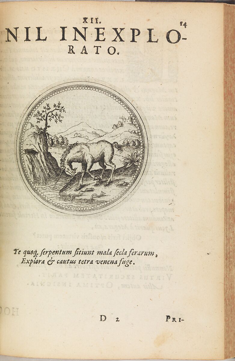 I) Symbolarum et Emblematum ex Aquatilibus et Reptilibus Desumptorum. Centuria Quarta. (1604), Joachim Camerarius the Younger (German, 1534–1598), Etching