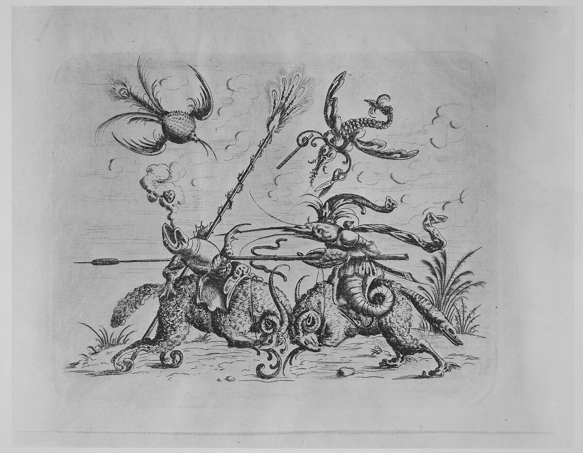 Neuw: Grotteßken Buch, Christoph Jamnitzer (German, 1563–1618), Engraving 