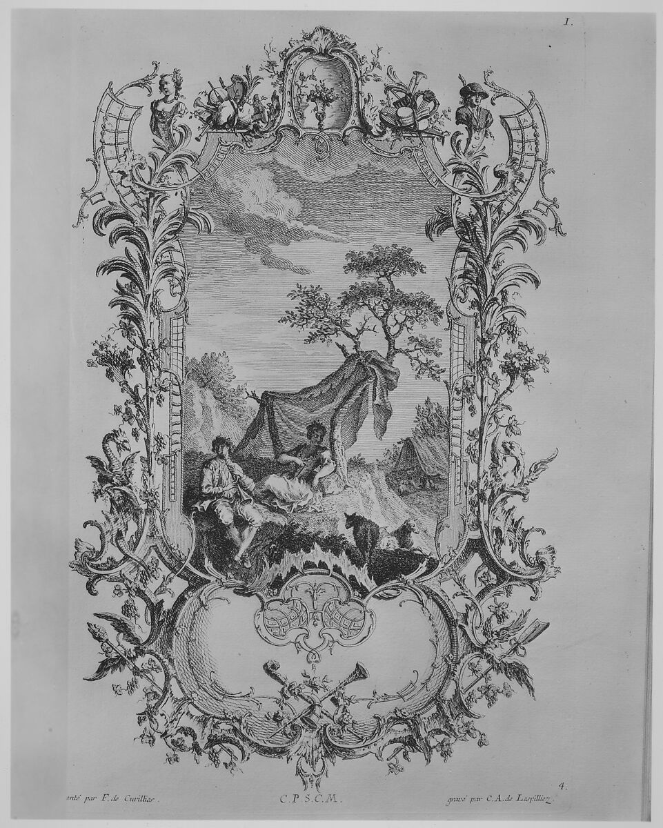 Morceaux de Caprice (1er - 20ième Livre) (Sammelwerk, 2. Reihe), François de Cuvilliés the Younger (German, 1731–1777), Engraving