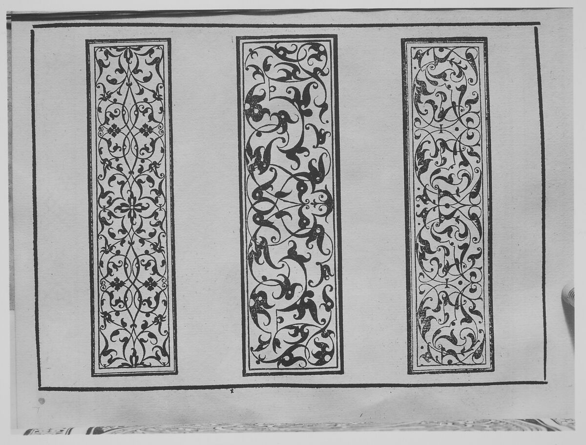 Grotesken und Mauresken, Peter Flötner (German, Thurgau 1485–1546 Nuremberg), Woodcut