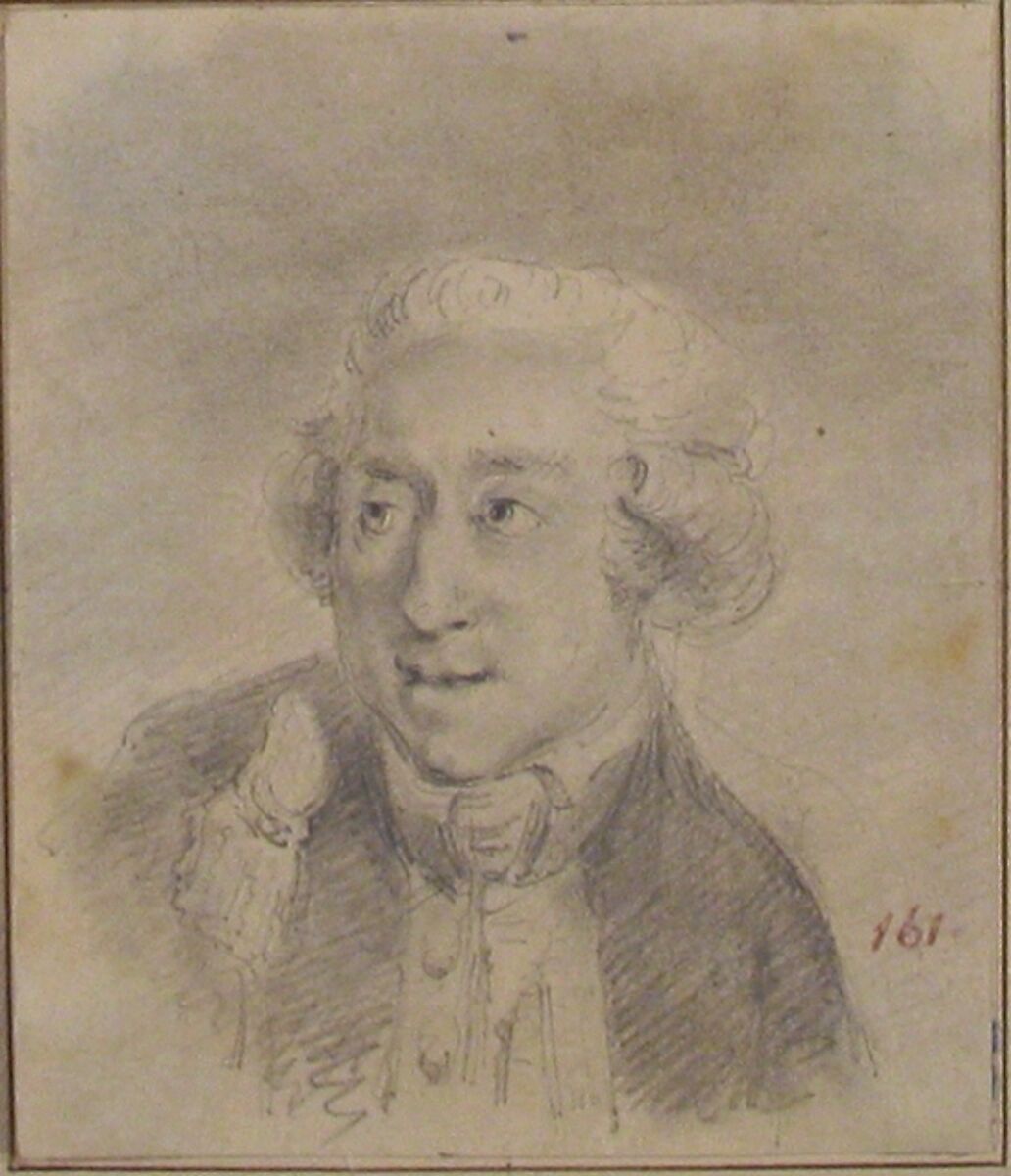 Bust of Man Facing Left, Baron Dominique Vivant Denon (French, Givry 1747–1825 Paris), Graphite