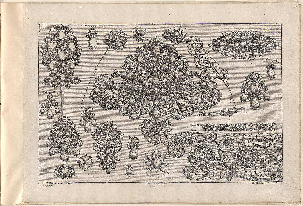 Ein neues Buch von allerhand Gold-Arbeit, auff unterschiedliche Art und Manier sehr wol u. nüzlich zu gebrauchen, Joseph Friedrich Leopold (German, Augsburg 1668–1726 Augsburg), Engraving