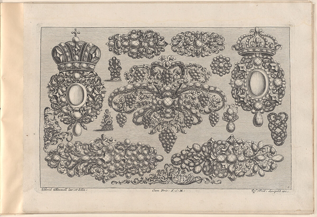 Ein neues Buch von allerhand Gold-Arbeit, auff unterschiedliche Art und Manier sehr wol u. nüzlich zu gebrauchen, Joseph Friedrich Leopold (German, Augsburg 1668–1726 Augsburg), Engraving