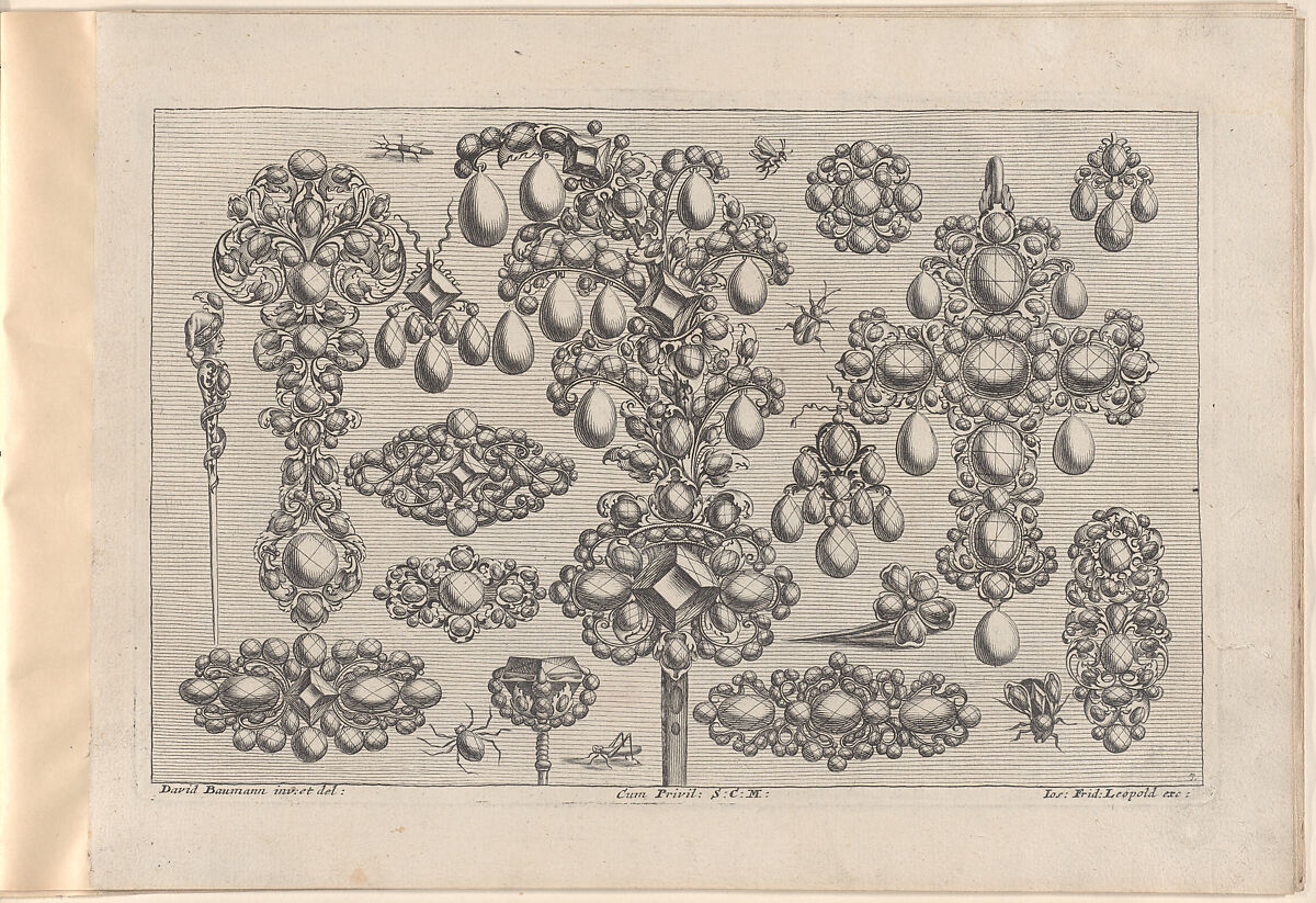 Ein neues Buch von allerhand Gold-Arbeit, auff unterschiedliche Art und Manier sehr wol u. nüzlich zu gebrauchen, Joseph Friedrich Leopold (German, Augsburg 1668–1726 Augsburg), Engraving