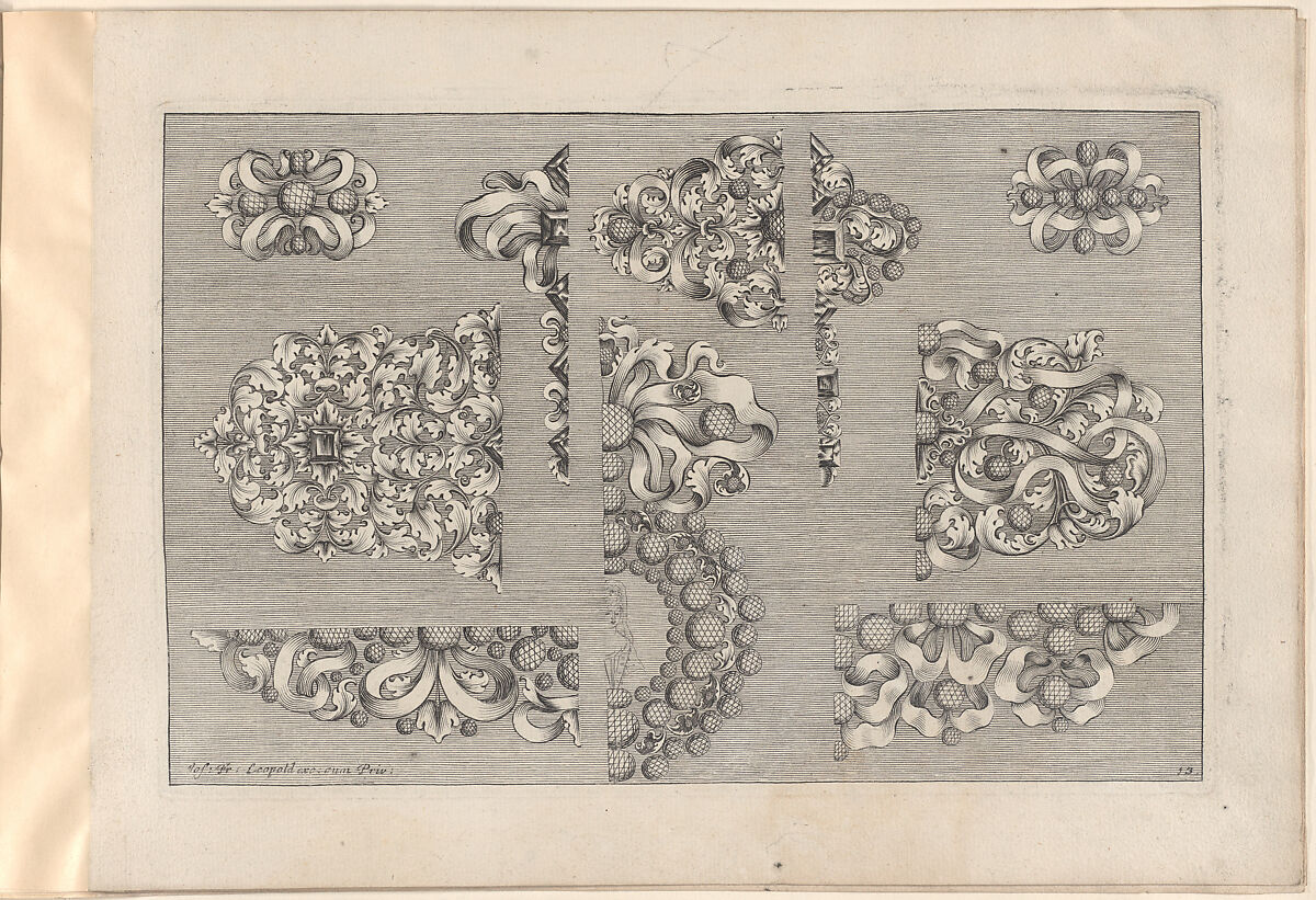 Ein neues Buch von allerhand Gold-Arbeit, auff unterschiedliche Art und Manier sehr wol u. nüzlich zu gebrauchen, Joseph Friedrich Leopold (German, Augsburg 1668–1726 Augsburg), Engraving