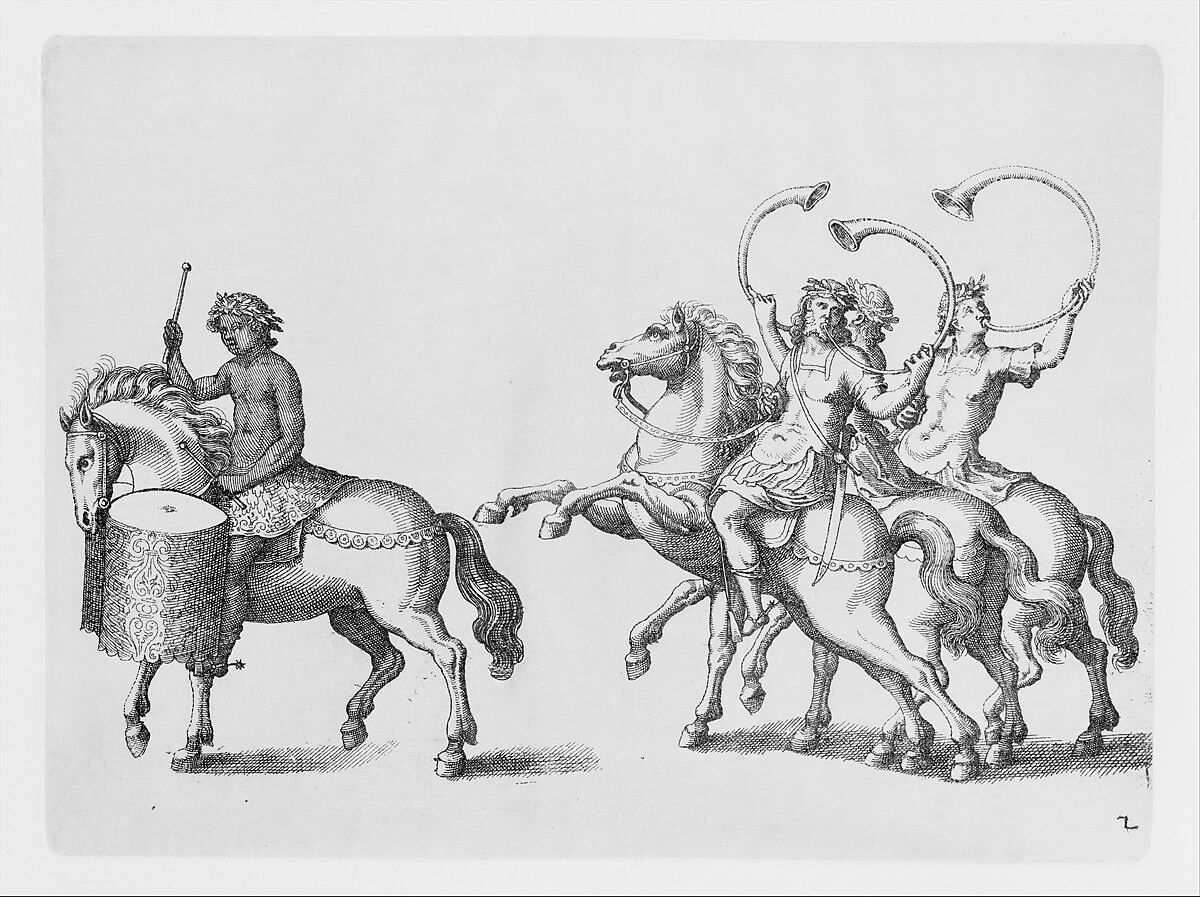 I) Repraesentation Der Furstlichen Aufzug und Ritterspil ..Fürst und Herr Johan Friederich Hertzog zu Württemberg und Teckh.. Neuwgebornen Sohn Friderich .. etc. Fürstlicher Kindtauffen .. 10 biss 17 Marty Anno 1616, (I) Written by Esaias von Hulsen (Netherlandish, Middelburg ca. 1570–before 1626 Stuttgart), Etching