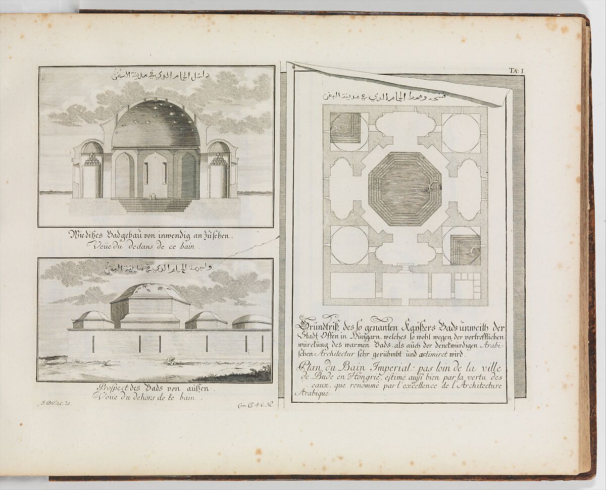 Entwurff Einer Historischen Architectur (5 parts), Johann Bernhard Fischer von Erlach (Austrian, Graz 1656–1723 Vienna), Illustrations: engraving