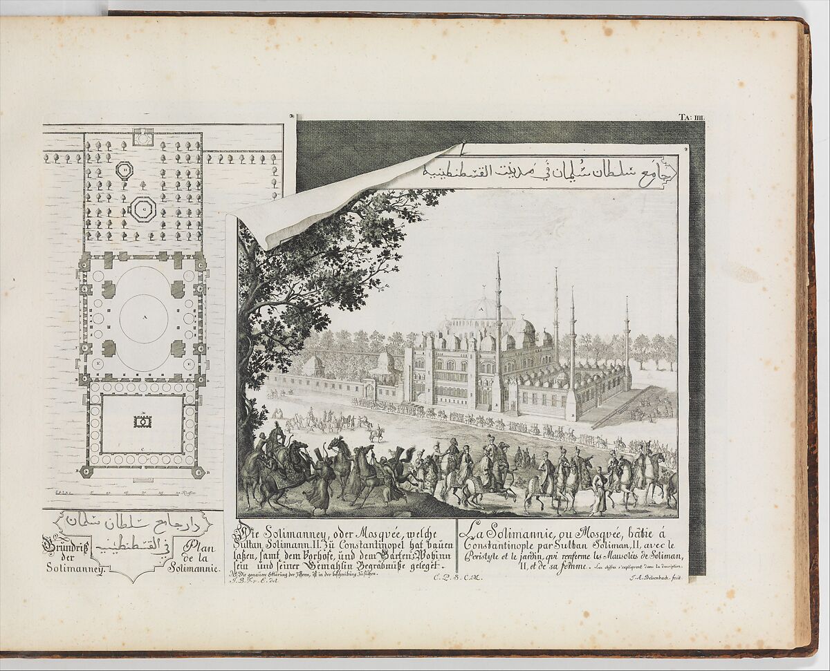 Entwurff Einer Historischen Architectur (5 parts), Johann Bernhard Fischer von Erlach (Austrian, Graz 1656–1723 Vienna), Illustrations: engraving
