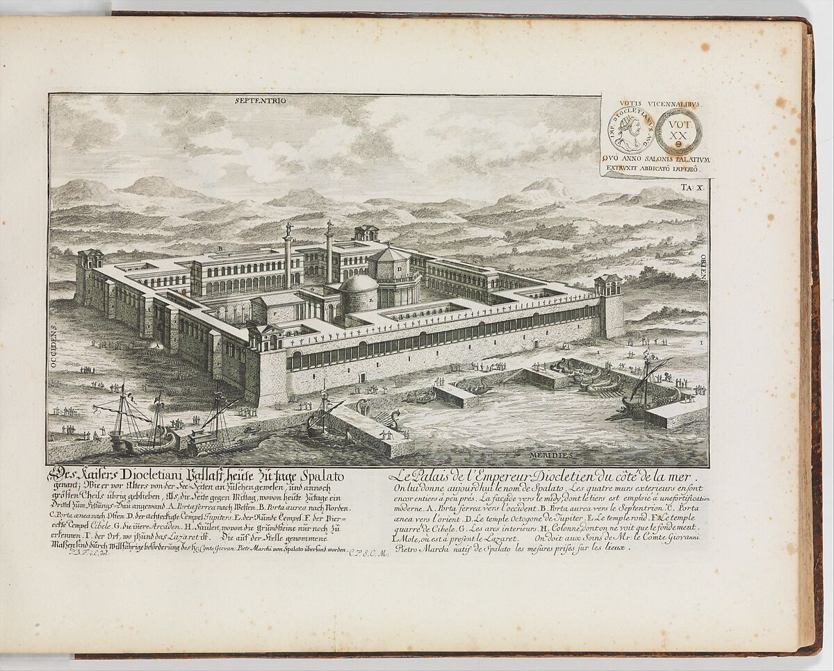 Entwurff Einer Historischen Architectur (5 parts), Johann Bernhard Fischer von Erlach (Austrian, Graz 1656–1723 Vienna), Illustrations: engraving