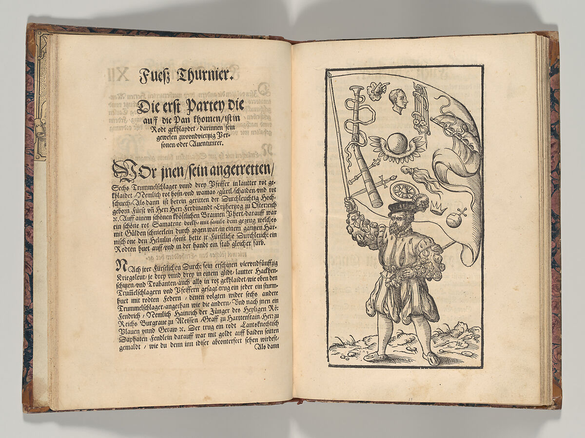 Tournament Book of Knightly Acts (Thurnier Buech Warhafftiger Ritterlicher Thaten), Hanns Lautensack (German, Bamberg (?) ca. 1520–1564/66 Vienna), Etchings, woodcuts and letterpress