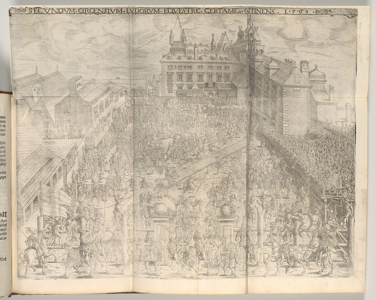 Tournament Book of Knightly Acts (Thurnier Buech Warhafftiger Ritterlicher Thaten), Hanns Lautensack (German, Bamberg (?) ca. 1520–1564/66 Vienna), Etchings, woodcuts and letterpress