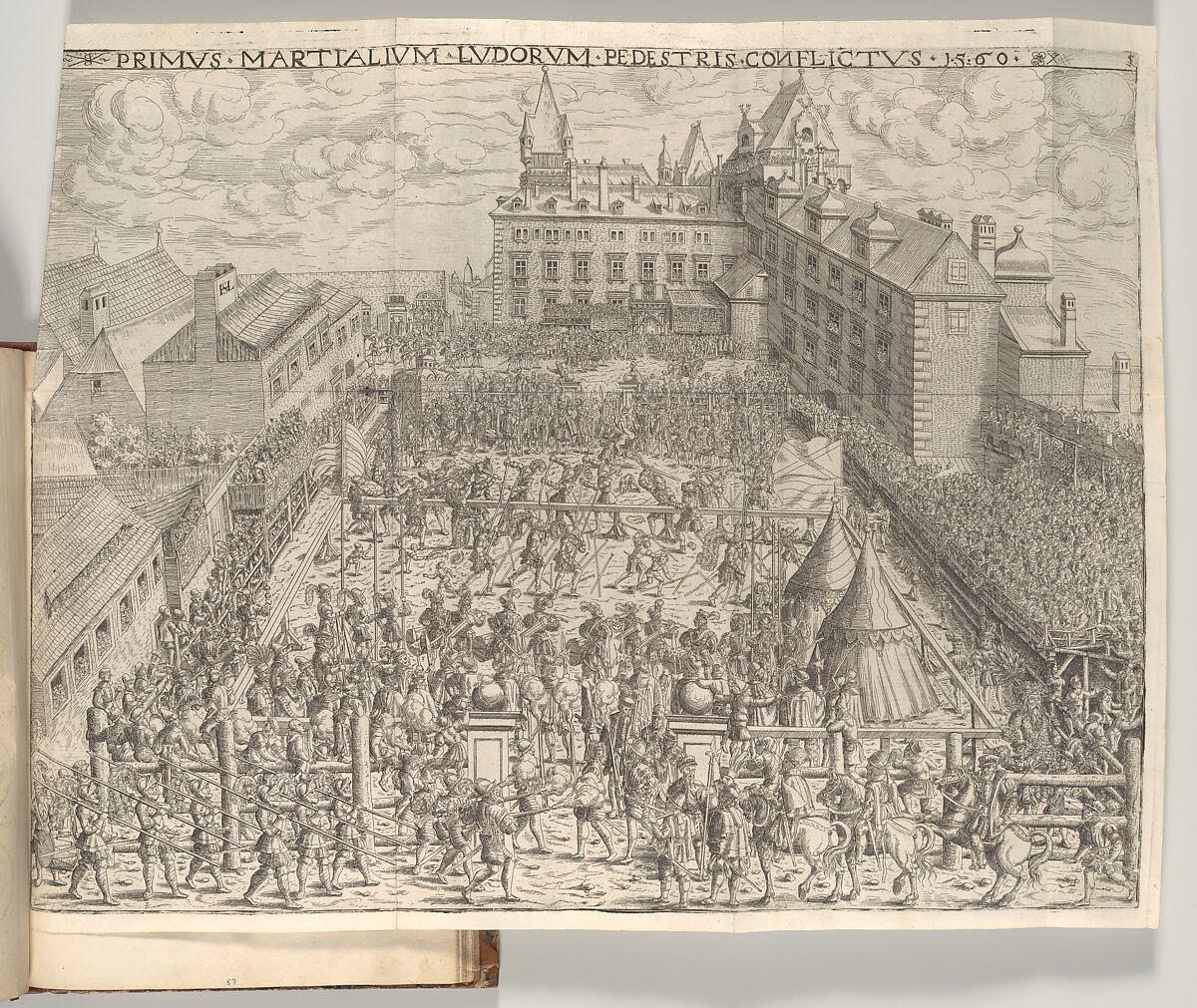 Tournament Book of Knightly Acts (Thurnier Buech Warhafftiger Ritterlicher Thaten), Hanns Lautensack (German, Bamberg (?) ca. 1520–1564/66 Vienna), Etchings, woodcuts and letterpress